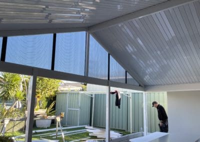 Colorbond Gable Pergola with Insulated Wall Panels, Albion Park